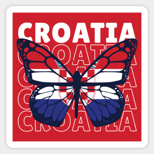 I Love Croatia // Croatian Flag // Croatian Pride Sticker